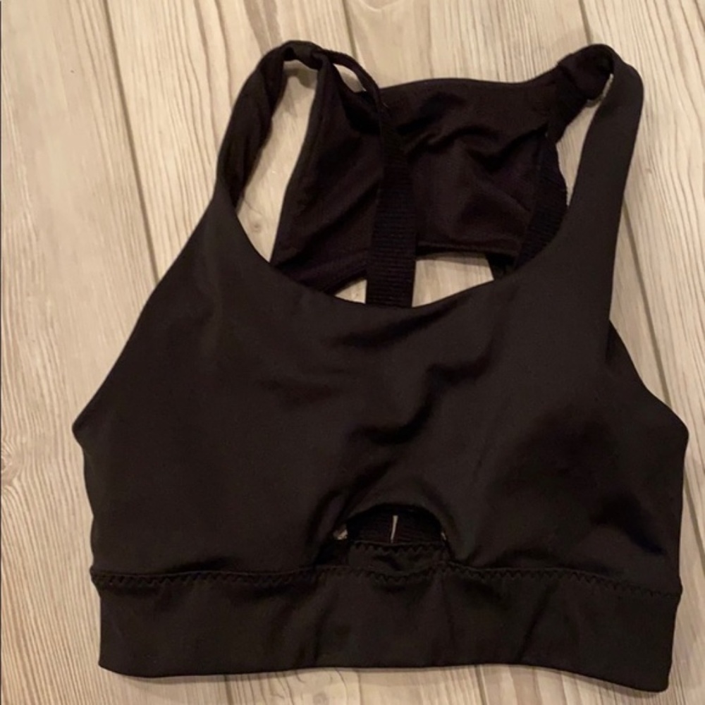 Athleta Black Zone Sports Bra Size Small